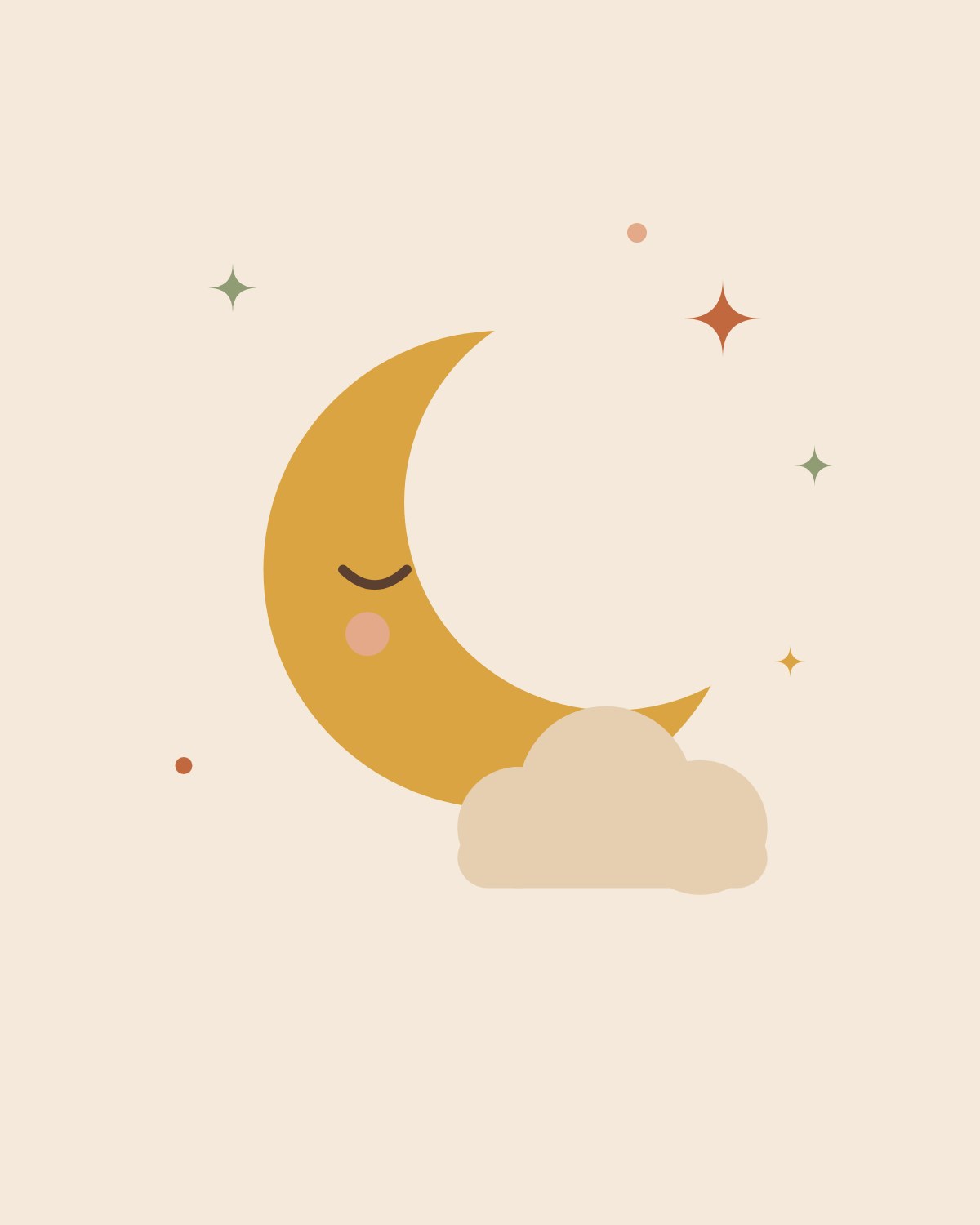Sleepy Moon